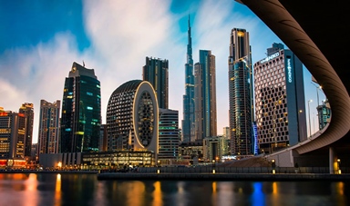 Dubai skyline UAE